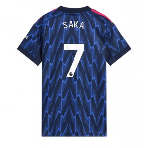 Fotbalové Dres Arsenal Bukayo Saka #7 Dámské Venkovní Oblečení 2025-26 Krátký Rukáv